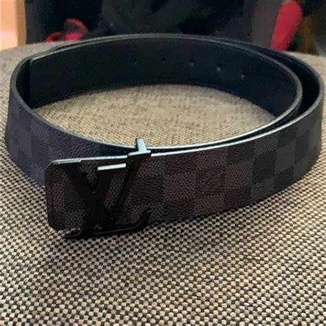 louis vuitton checkered belt